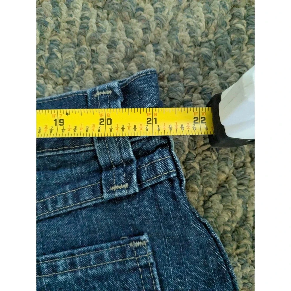 Wrangler Mens Blue Denim Carpenter Shorts Size 42 64WC5DI Utility Workwear